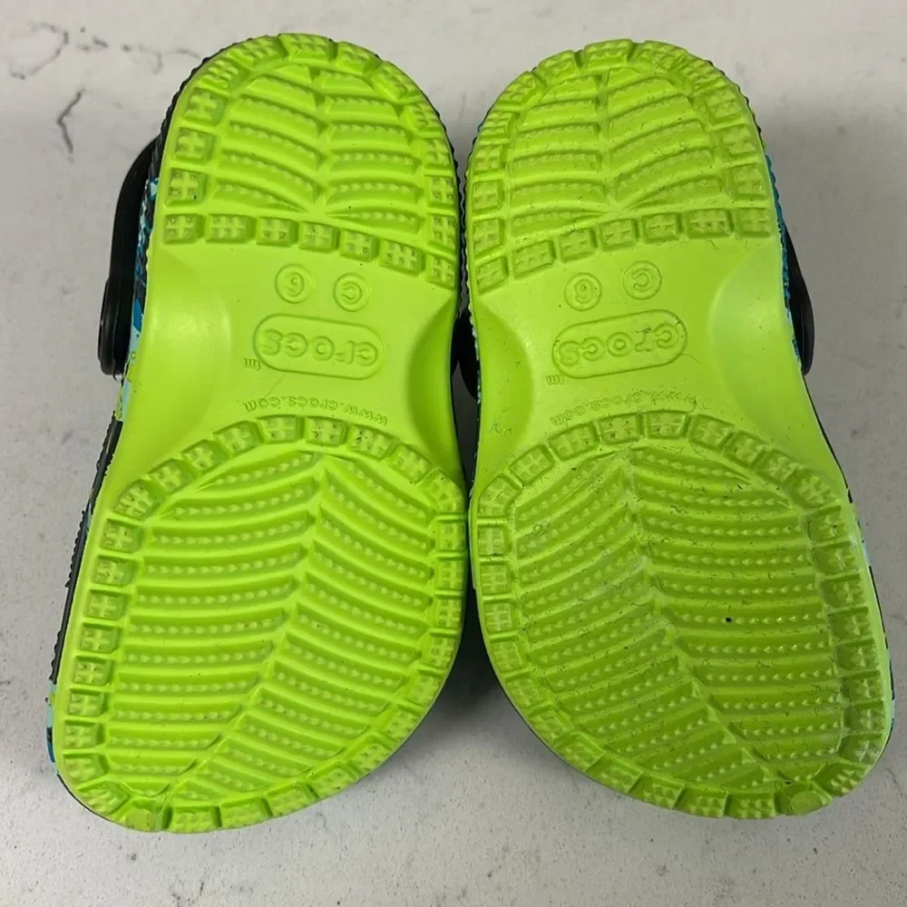 CROCS - Littles CLASSIC META SCAPE CLOG Jelly Fish Size 6